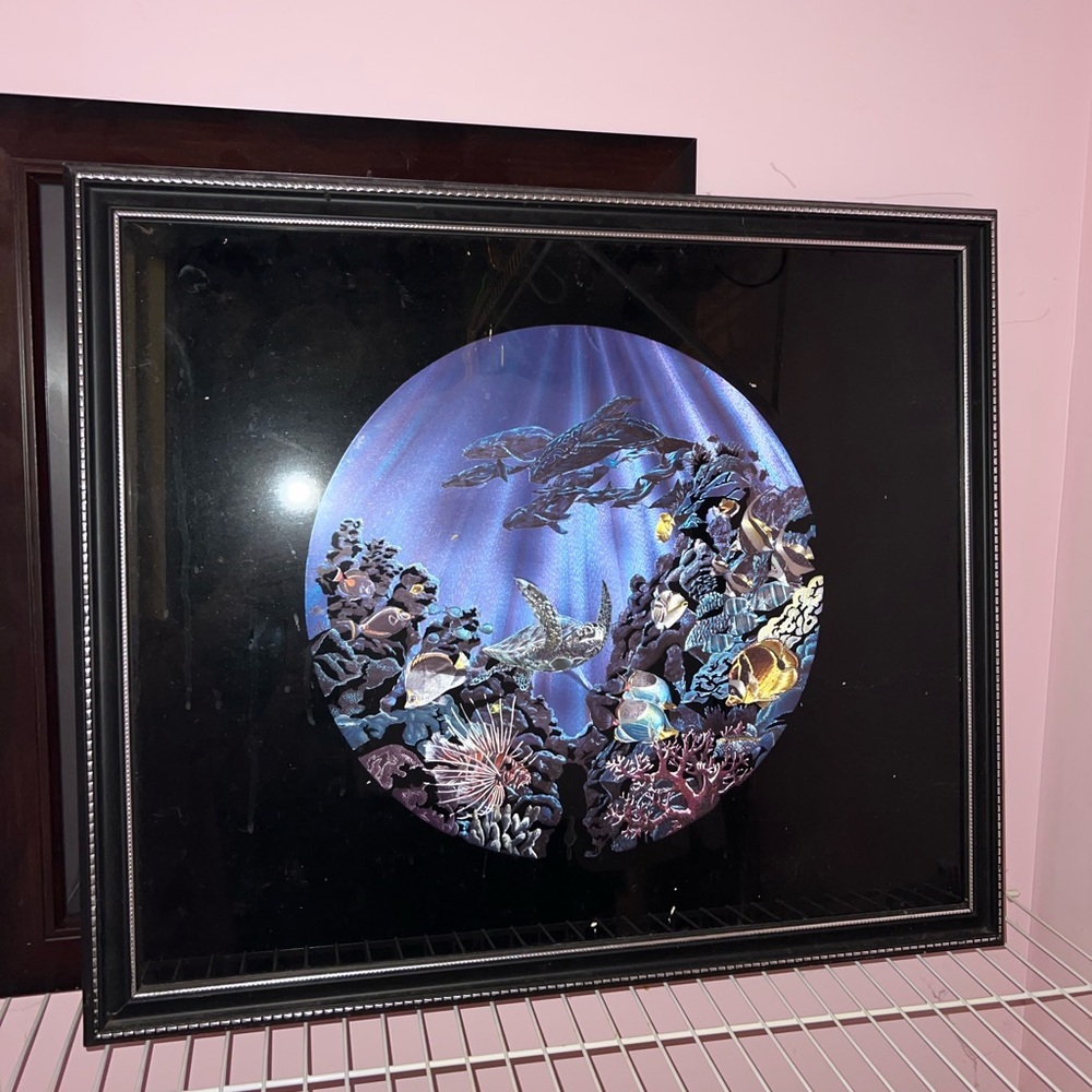 Underwater Marine Life Framed Art